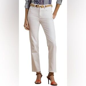 Polo by Ralph Lauren White Ankle Jeans